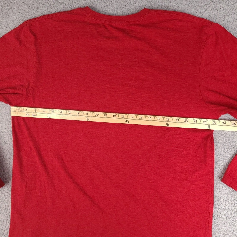 Cremieux T-Shirt Mens XL Red Long Sleeve Make Up And Rock (See Description) - Picture 10 of 14